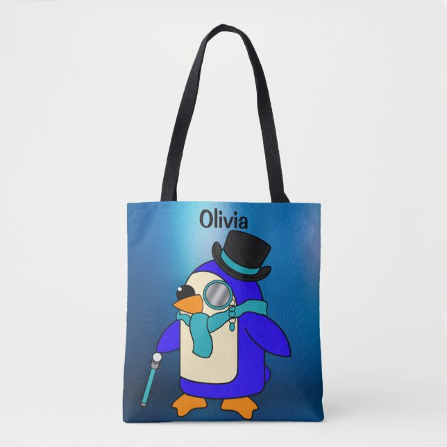 Niedlicher Cartoon Pinguin Tasche (Vorderseite)