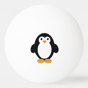 Niedlicher Cartoon Pinguin Tischtennisball
