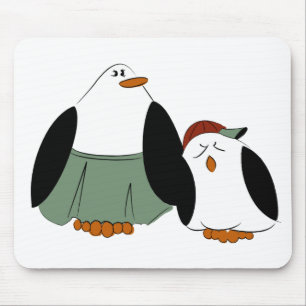 Niedlicher Cartoon Pinguine Mousepad