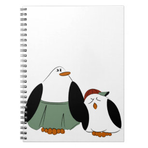 Niedlicher Cartoon Pinguine Notizblock