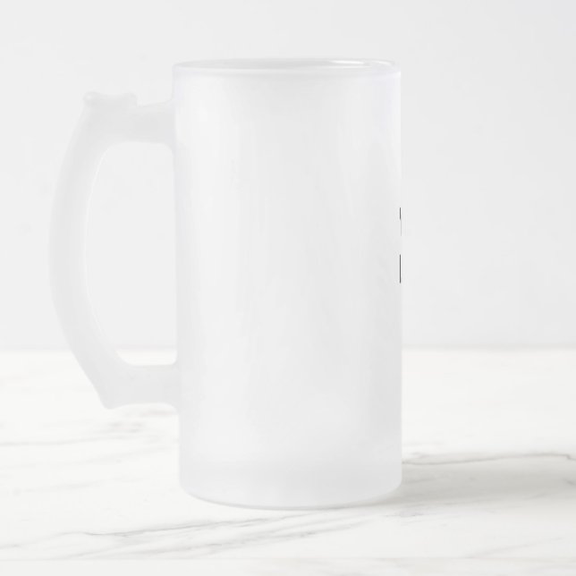 NIEDLICHER CARTOON PINK GENOME MATTIERTE GLASBIER- MATTGLAS BIERGLAS (Links)