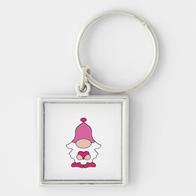 NIEDLICHER CARTOON PINK GENONE SCHLÜSSELANHÄNGER (Vorne)
