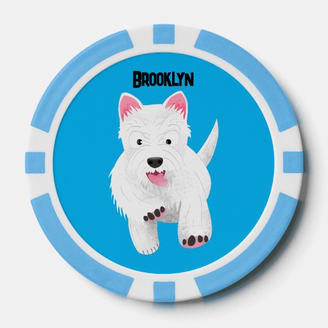 Niedlicher Cartoon Pokerchips (Vorderseite)