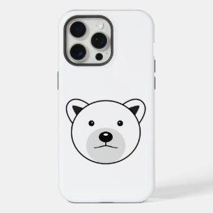 Niedlicher Cartoon Polar Bear iPhone 15 Pro Max Hülle