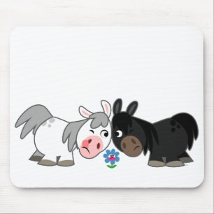 Niedlicher Cartoon Ponies Standoff Mousepad