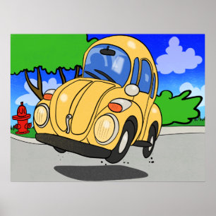 Niedlicher Cartoon Poster