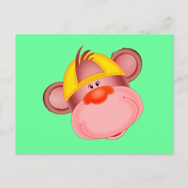Niedlicher Cartoon Postkarte (Vorderseite)