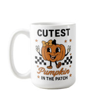 Niedlicher Cartoon Pumpkin im Patch