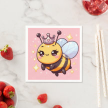 Niedlicher Cartoon Queen Bee