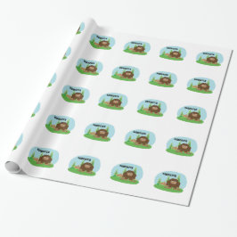 Niedlicher Cartoon Sasquatch Geschenkpapier