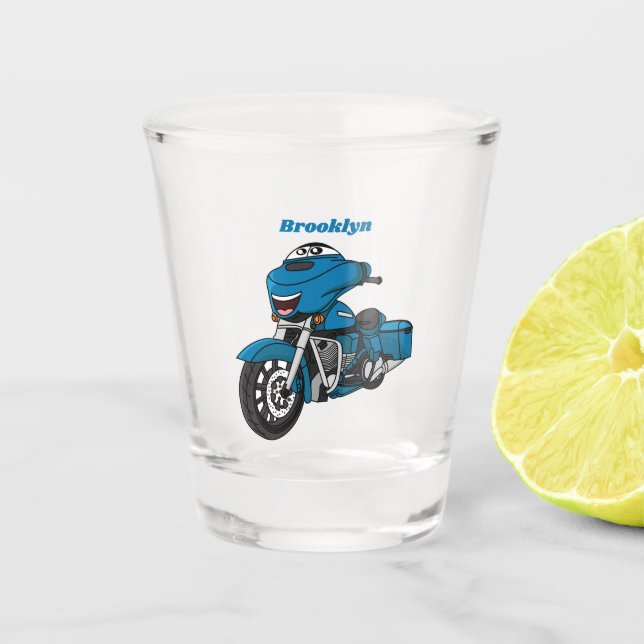 Niedlicher Cartoon Schnapsglas (Vorderseite)