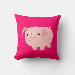 Niedlicher Cartoon Schweinekissen Kissen