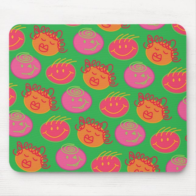 Niedlicher Cartoon Scribbles Spaß Alberne Bubblegu Mousepad (Vorne)