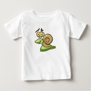 Niedlicher Cartoon Snail Baby T-shirt