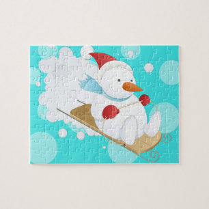 Niedlicher Cartoon Snow Man