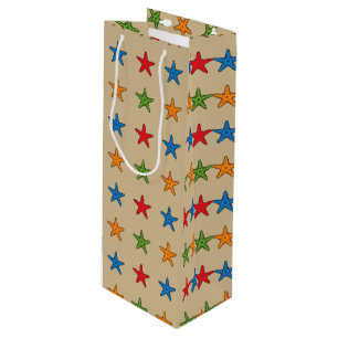 Niedlicher Cartoon Starfish Set Geschenktüte Für Weinflaschen