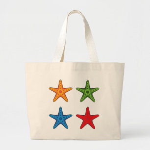 Niedlicher Cartoon Starfish Set Jumbo Stoffbeutel