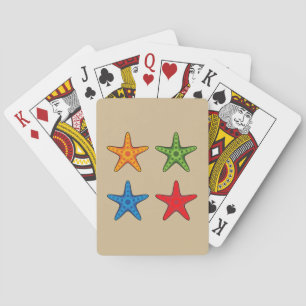 Niedlicher Cartoon Starfish Set Spielkarten