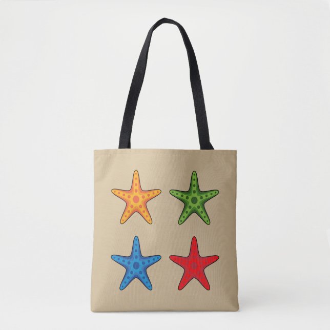 Niedlicher Cartoon Starfish Set Tasche (Vorderseite)