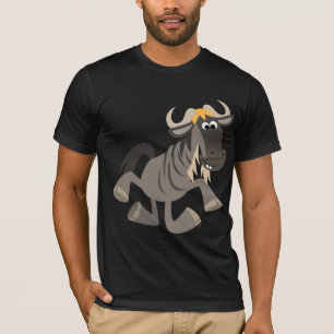 Niedlicher Cartoon stechen Tanzenwildebeest-T - T-Shirt