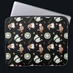 Niedlicher Cartoon Sushi Roll Cats Muster Laptopschutzhülle<br><div class="desc">Die niedlichen Sushi-Katzen schmücken sich! Fügen Sie Ihren Namen für eine personalisierte Touch hinzu. Fügen Sie diesem Design Ihre benutzerdefinierte Formulierung hinzu, indem Sie die "Diese Vorlage bearbeiten"-Felder auf der rechten Seite des Elements verwenden, oder klicken Sie auf die blaue Schaltfläche "Anpassen", um den Text anzuordnen, die Schriftart und Farben...</div>