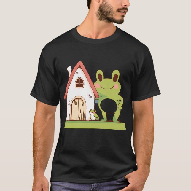 niedlicher Cartoon T-Shirt (Vorderseite)