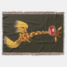 Niedlicher Cartoon-Tanz Giraffe