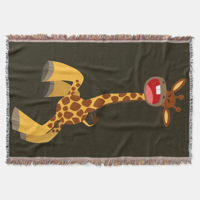 Niedlicher Cartoon-Tanz Giraffe Decke (Vorderseite)