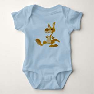 Niedlicher Cartoon Tanzen Kangaroo Babykleidung Baby Strampler
