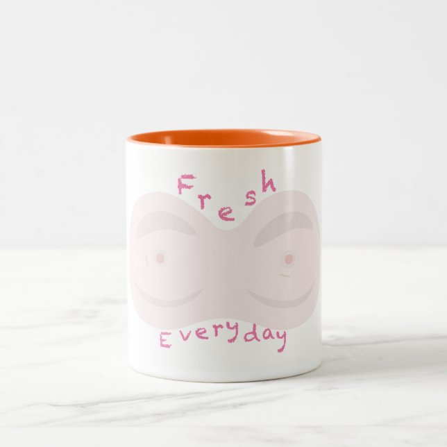 niedlicher Cartoon Tasse (Mittel)