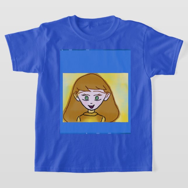 Niedlicher Cartoon Thema T - Shirt (Ablage )