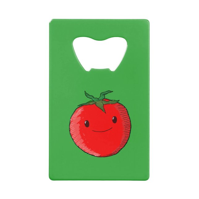Niedlicher Cartoon Tomato Geldbeutel Flaschenöffner (Vorderseite)