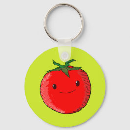 Niedlicher Cartoon Tomato Schlüsselanhänger