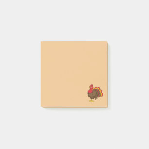 Niedlicher Cartoon Türkei Post-it Klebezettel