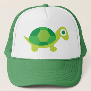 Niedlicher Cartoon Turtle Lover's Lässiger LKW-Hut Truckerkappe