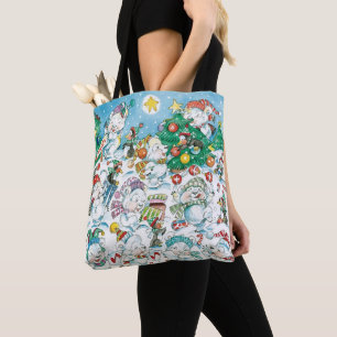 Niedlicher Cartoon Weihnachten Eisbär Penguin Part Tasche