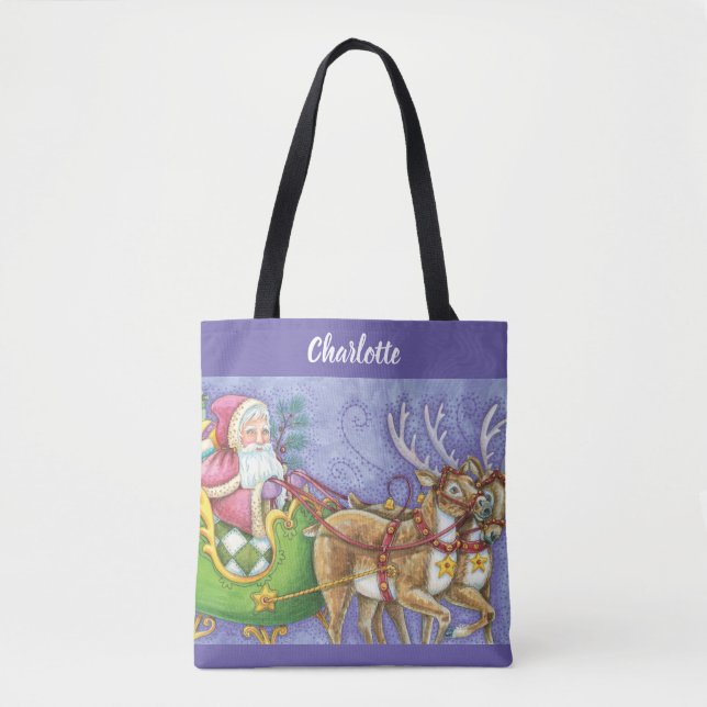 Niedlicher Cartoon Weihnachten Tasche (Vorderseite)