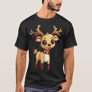 Niedlicher Cartoon Weihnachtsmann T-Shirt