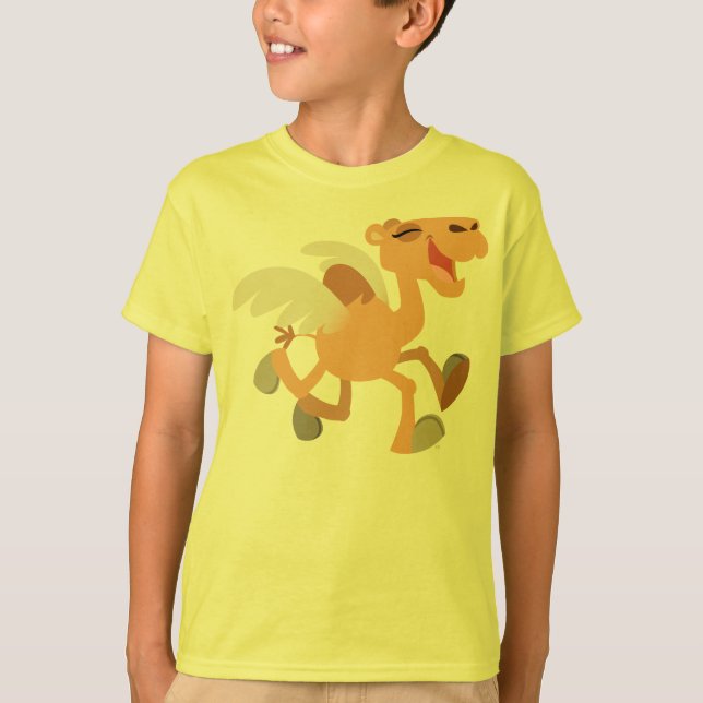 Niedlicher Cartoon Winged-Camel Children T - Shirt (Vorderseite)