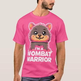 Niedlicher Cartoon Wombat Lover Funny Wombat Austr T-Shirt