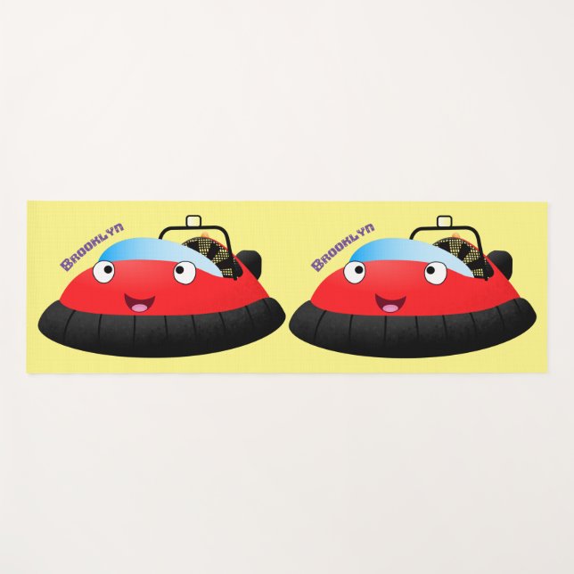 Niedlicher Cartoon Yogamatte (Vorderseite (Horizontal))