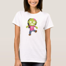 Niedlicher Cartoon Zombie Girl