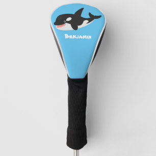 Niedlicher Cartoon zur Illustration von Wal Golf Headcover