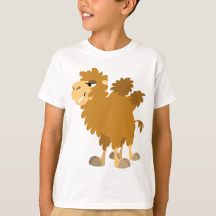 Niedlicher Cartoon Zwei-gedämmte Camel ChildrenT-S T-Shirt