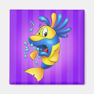 Niedlicher Cartoonfischmagnet Magnet