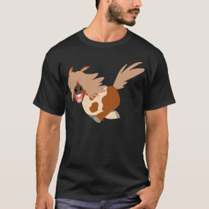 Niedlicher Cartoonglücklicher Pinto-Pony-T - Shir T-Shirt