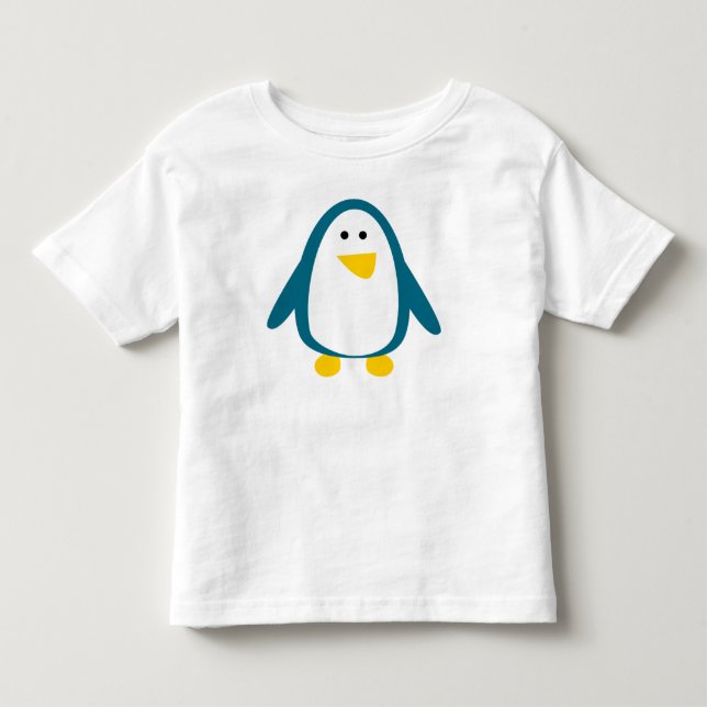 Niedlicher CartoonPenguin Kleinkind T-shirt (Vorderseite)
