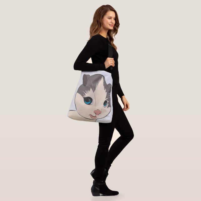 NIEDLICHER CAT ART KITTEN TASCHE (Am Model)