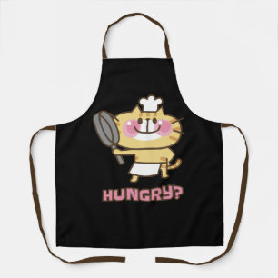 Niedlicher Cat Cartoon Koch Pink Funny Kids Party Schürze