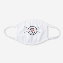 Niedlicher Cat Cartoon Mouth| Rosa
